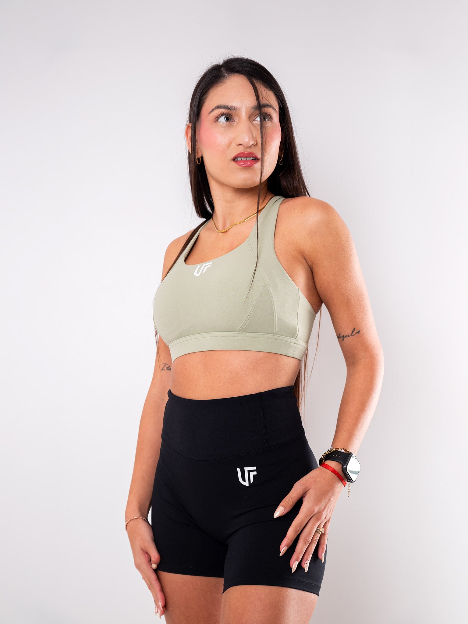 Calza Biker Negra Tiro Alto - Efecto Push Up Squat Proof