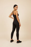 Conjunto Deportivo RIB - Top + Leggings Squat Proof - Negro