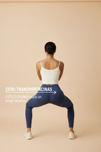 Leggings UF Tiro Alto - Compresión y Squat Proof - Azul Marino